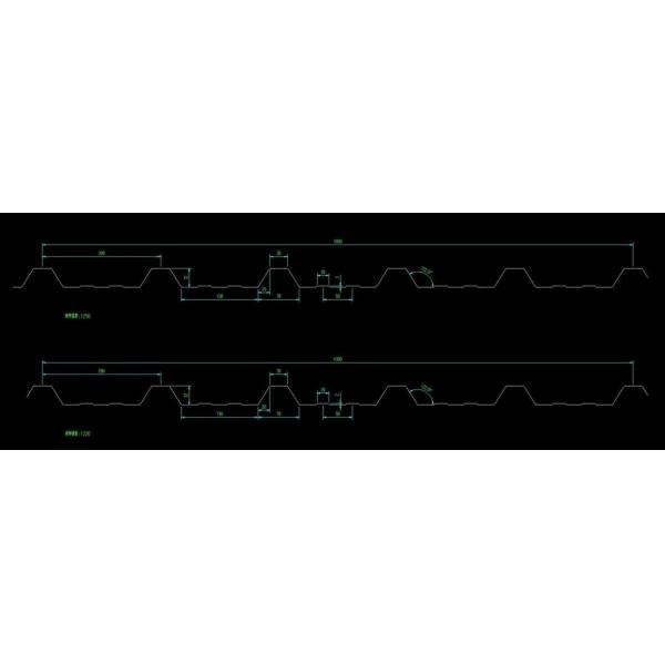 Rollo de la hoja de acero del revestimiento 1200m m del tejado del metal que forma la máquina