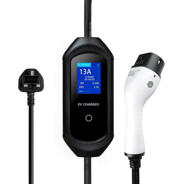 EVCOME Ev Charger Portable (220V 3.5KW 7KW) Max 16A Ajutable OEM ODM With SAE J1772  IEC 62196  GBT 20234