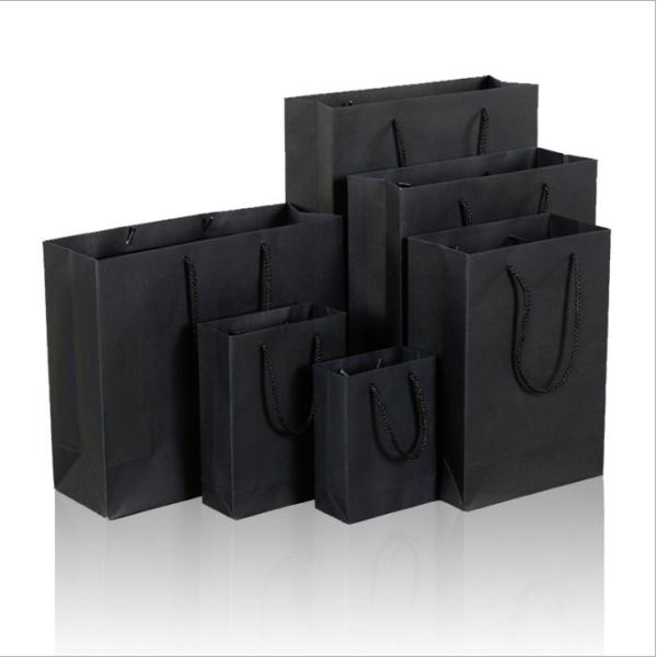 SZCX Kraft Paper Bag With Your Own Logo Eco-friendly Custom Black Brown White Paper Bag