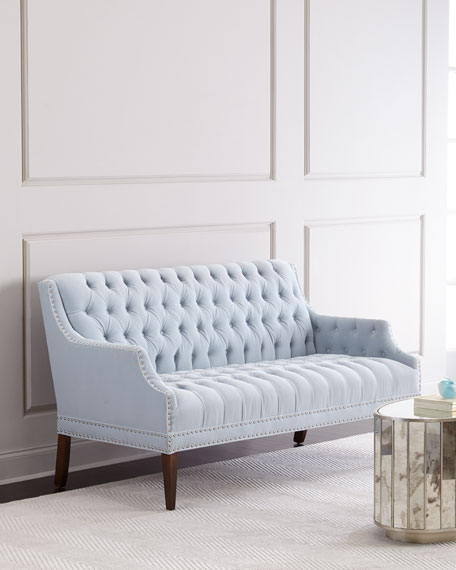 Event wedding hot sale french love seat wooden tufted long back wedding love seat