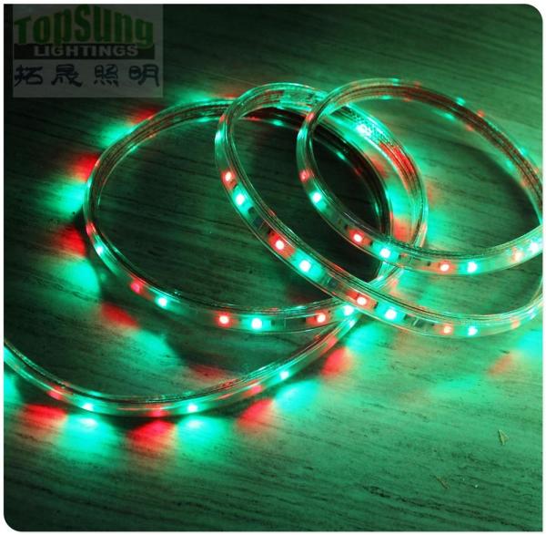50m bobina micro led tira 5050 à prova d'água 110V fita flexível RGB perseguição tiras de luz 60SMD/M