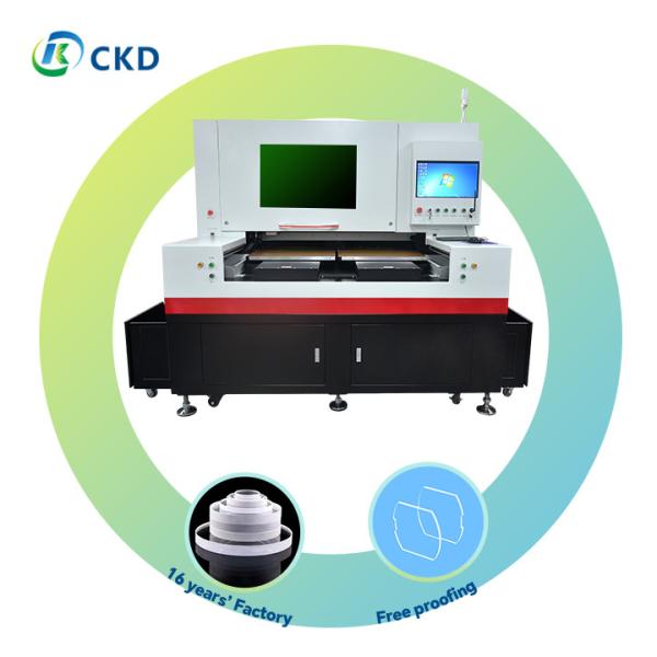 Machine de découpe de verre laser de précision à refroidissement par eau avec vitesse de coupe réglable et puissance laser 10,6 μm 150W 250W/350W