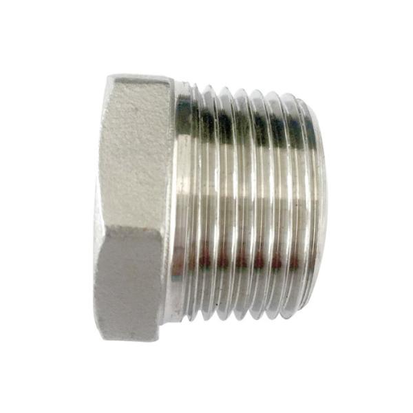 2 Mpa 316 stainless steel npt, bsp, bspt threaded 3/8 inch hexagon plug