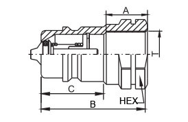 G1/2 аграрные быстрые соединения, муфта углерода стальная гидравлическая быстрая