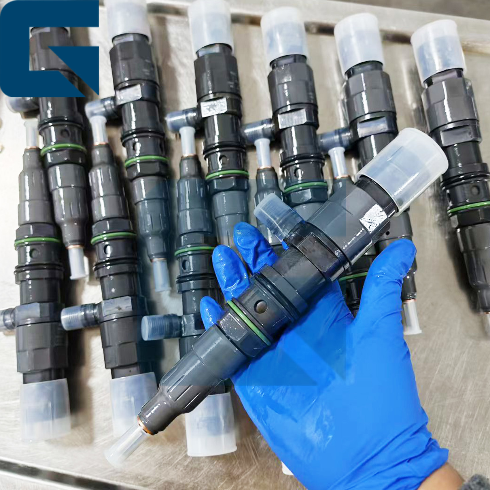 0445120195 Common Rail Injector Diesel Fuel Injector for DD13 DD15 Engine