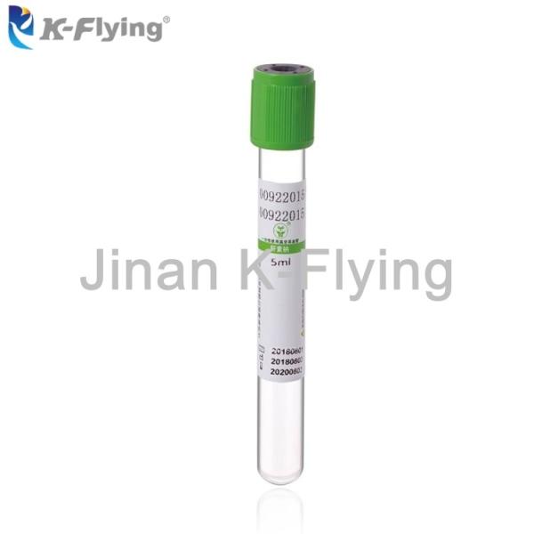 Lithium Heparin Blood Tube Medical Consumable Products 3ml-10ml