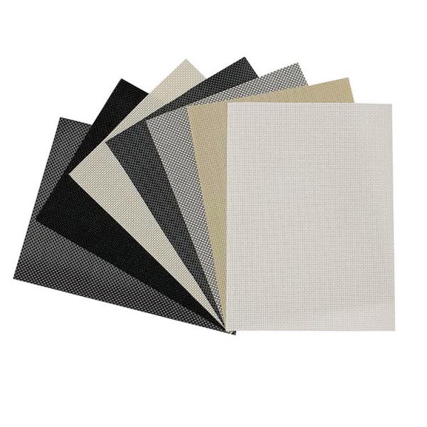 Screen Roller Material Sun Shades Roller Blinds Sunscreen Fabric For Window