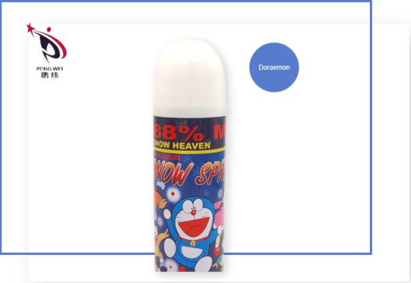 Temporary Fake Artificial Doraemon Snow Spray Multicolor Durable For Tree