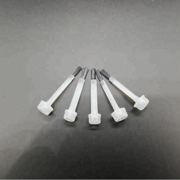 PP Bristle Nail Polish Brush Cleanup Durable Flat Arc Top