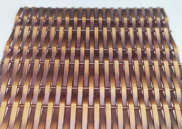 Metal arquitetónico de bronze antigo Mesh For Facade Cladding de Ss316l