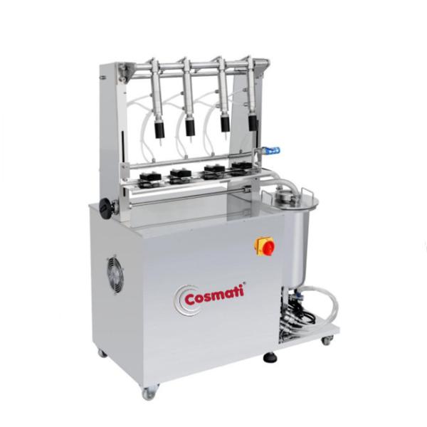 Automatic Pneumatic Perfume Filling Machine 4 Head Custom Logo