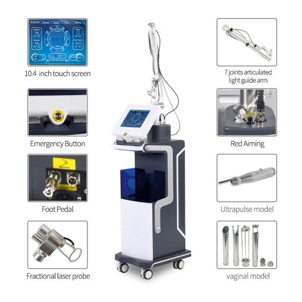 Rf Vaginal Tightening Co2 Fractional Laser Equipment Line Spot