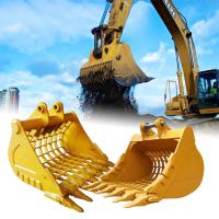 Máquina escavadora balde de esqueleto da construção, Mini Bobcat Sieve Bucket For escavação de 5 toneladas