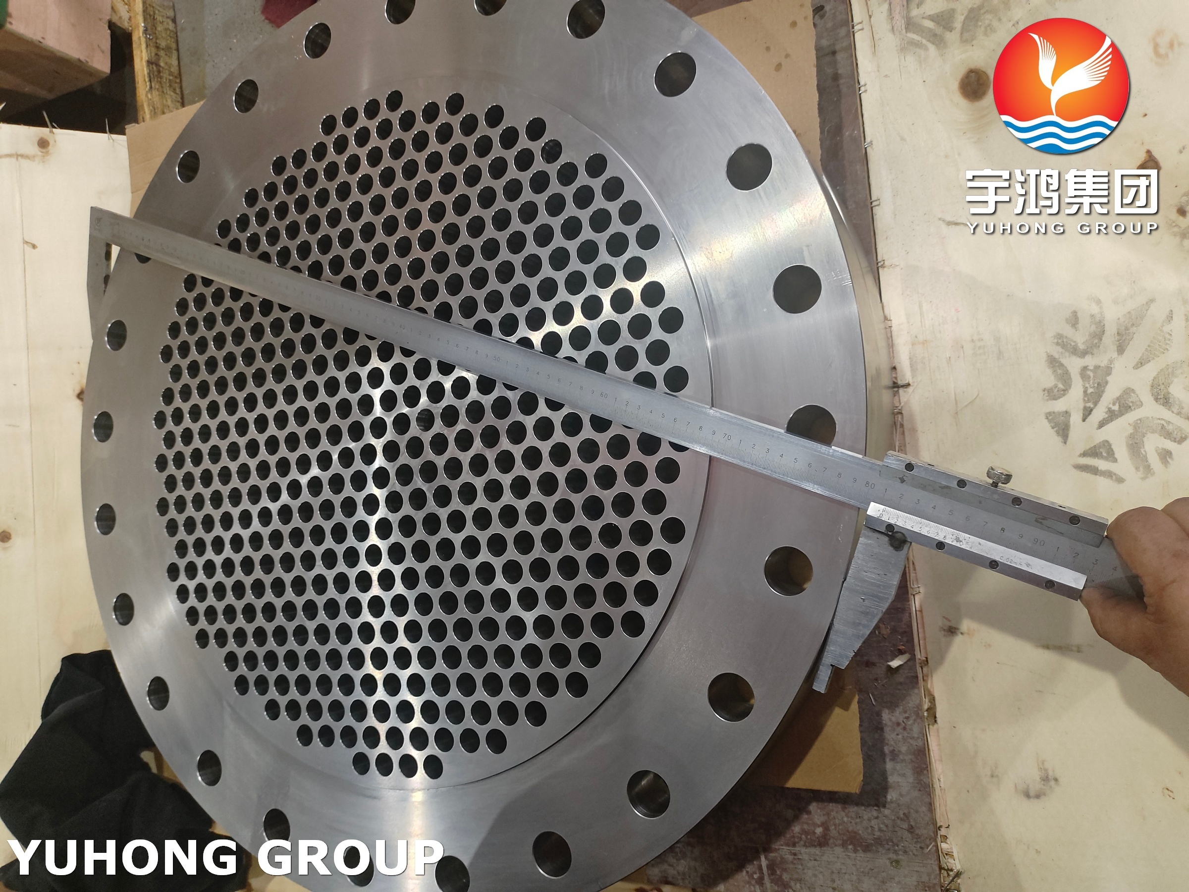 ASTM A182 F316Ti Tubesheet for Heat Exchanger & Pressure Vessel Applications