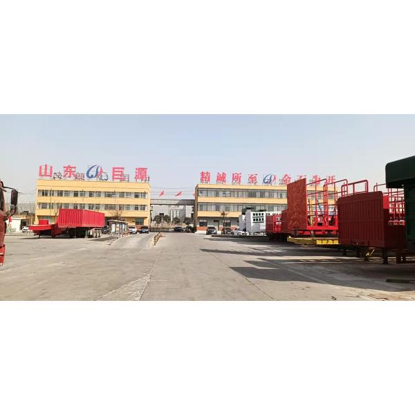 30000 кг Максимальная полезная нагрузка полуприцеп с задним наклоном для тяжелого строительного транспорта