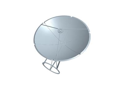 Ground Mount Type C-Band Antenna 1.35m TVRO Antenna 6 Segment Of Reflector