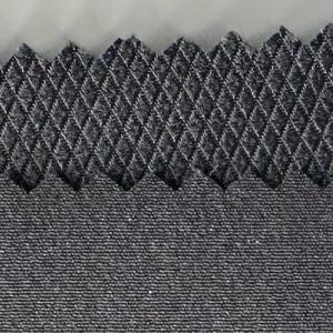 Tissu super étiré en forme de diamant 160GSM 75D en polyester spandex Jacquard
