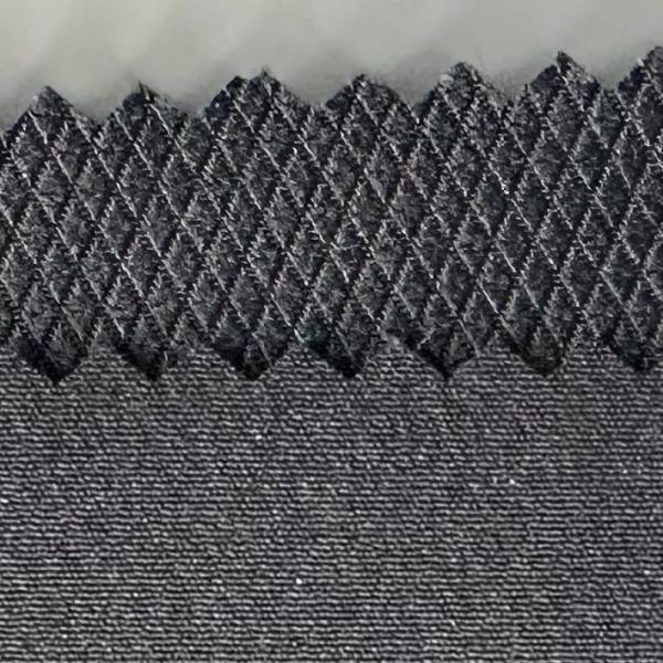 Diamond Shaped Super Stretch Fabric 160GSM 75D Polyester Spandex Jacquard Fabric
