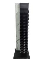 Floorstanding Porcelain Panel Tile Display Stand Tower Holder Stone Sample Display Rack