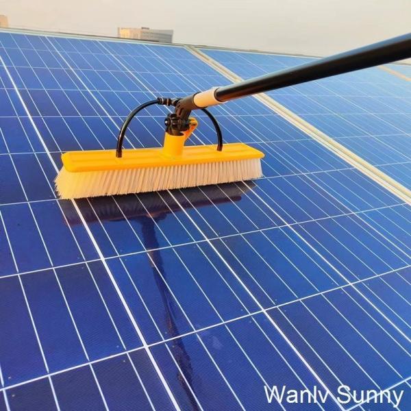 Max Unfold Size 7.5 Meters Customized Manual Cleaning Brush for Solar Panels Care