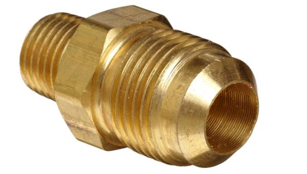 Half Union 3/8 Flare 1/4 Male Brass Tube Fitting
