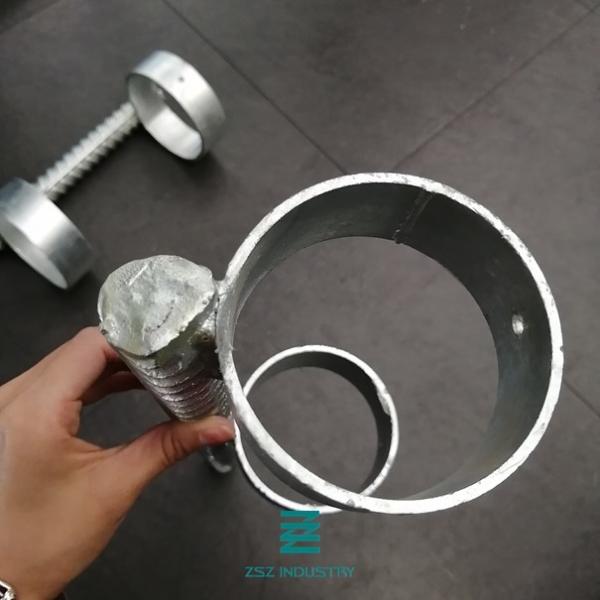 Fencing Post solid Anchor wood column ground pile screw Galvanized Fence Fittings