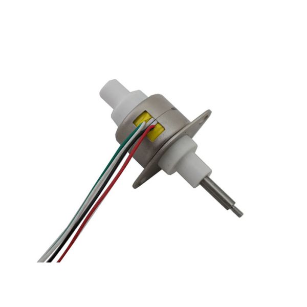 Fixed-axis 20mm diameter linear stepper motor with selectable step angles of 7.5° and 15°