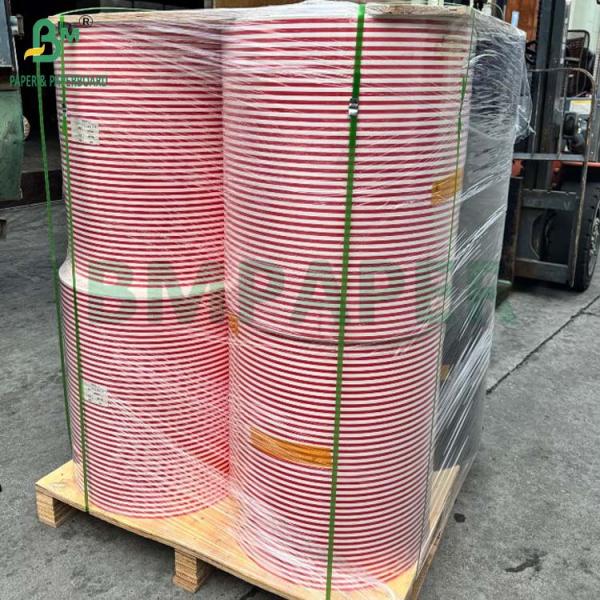60g Straw Paper Red Stripes All Black Color Top Paper Rolls 600mm 620mm 60 г соломенной бумаги Красные полоски все черные цвета верхние бумажные рулоны 600 мм 620 мм