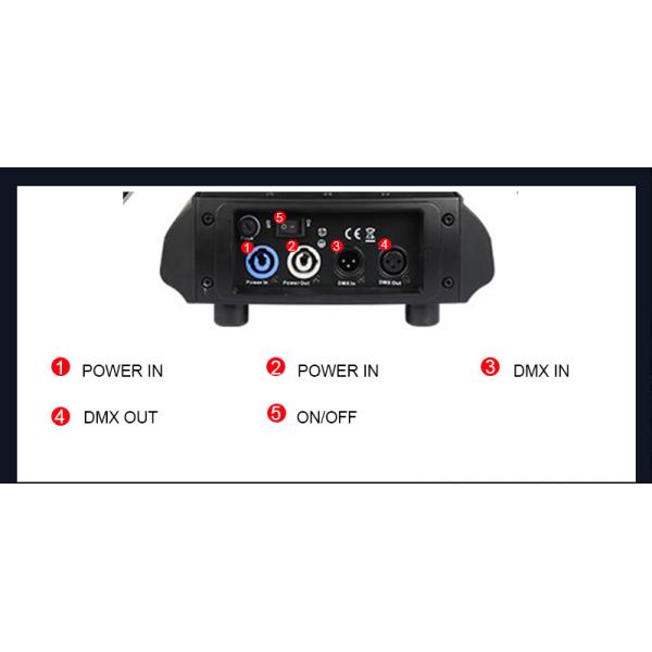 Диджей светодиодный светодиодный эпизод пикселя 5x40W rgbw 4in1 dmx512 световой бар луч света стиральная машина передвижная голова бар для дискотеки