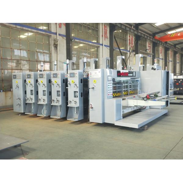 Customized Flexo Printing Slotting Die Cutting Machine Paperboard Processing