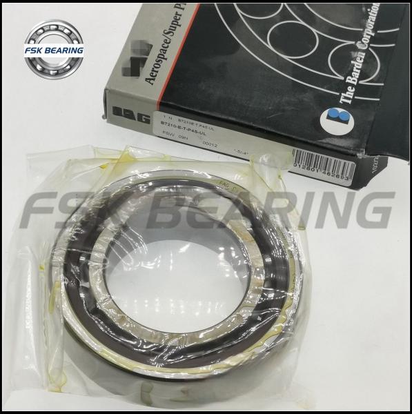 Single Row B7210-E-T-P4S-UL Angular Contact Ball Bearing 50*90*20 mm With Large Steel Balls