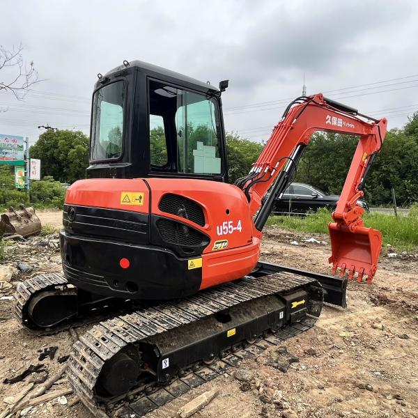 Japan Original U55 Used Kubota Excavators Kubota Excavator With Rubber Tires