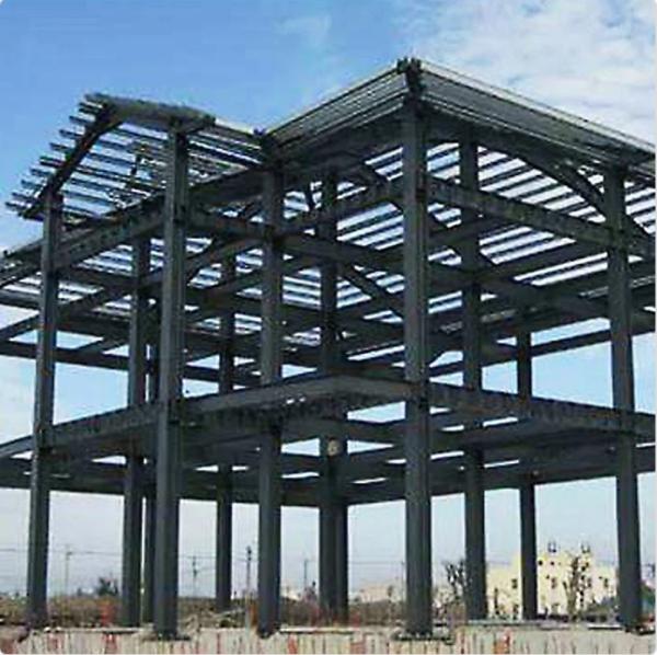 High Strength And Stability Steel Framed Buildings Flexible Steel Warehouse Structure