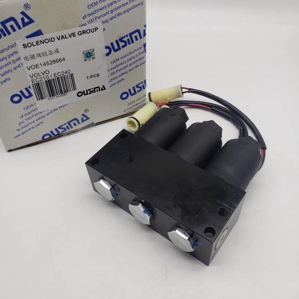 Клапан соленоида экскаватора Volvo EC210 EC240, модулирующая лампа соленоида VOE14526664