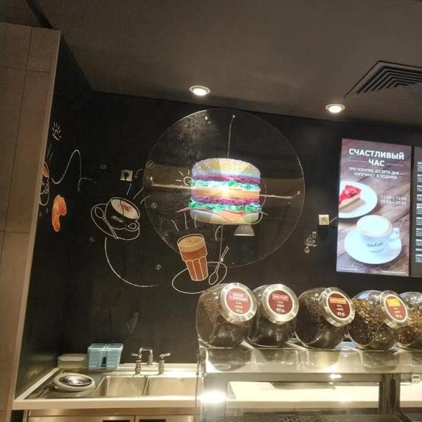 Indoor LCD holographic 3d fan display