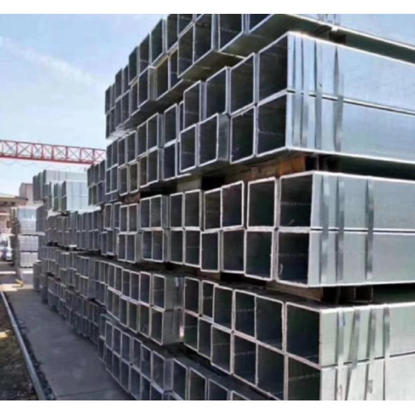 Square Hollow Steel Pipe Made By Hot Dipped Galvanized Steel Coil 100 X 100 mm