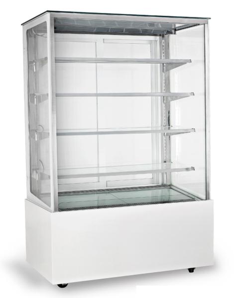 1800mm Fan Cooling Low Power Four Layers Dessert Display Fridge Intelligent Precise Temperature Control