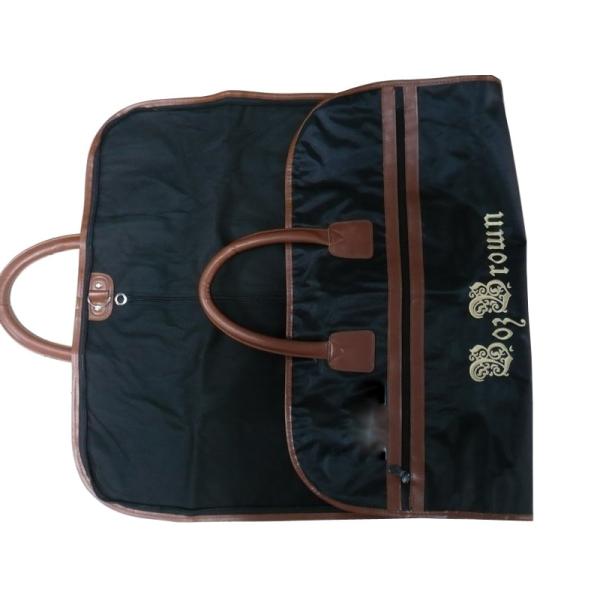 Borbrown 75g Unwoven Fabric Dress Bags, Mens Suit Garment Bag With Embroidery LOGO