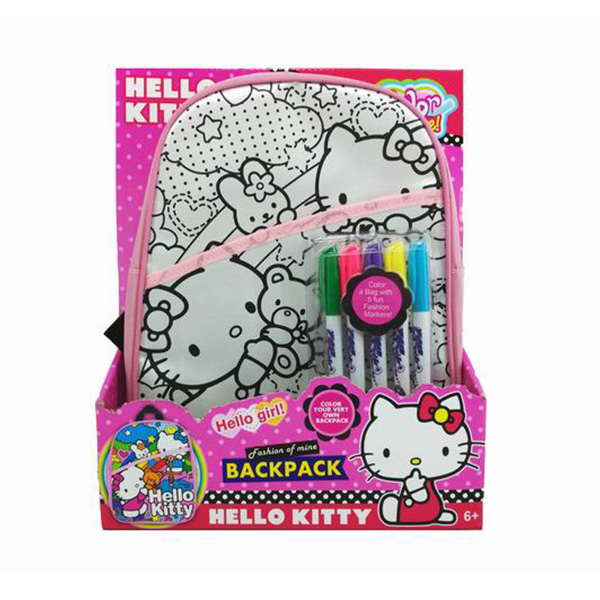 Drawing Your Own Children's School Backpacks , DIY Arts And Crafts Kits