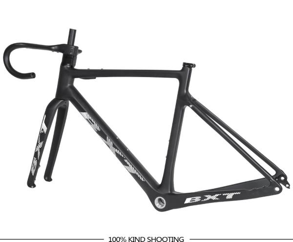 Hidden Cable Full Carbon Fiber T1000 Road Gravel Bike Frameset 700C