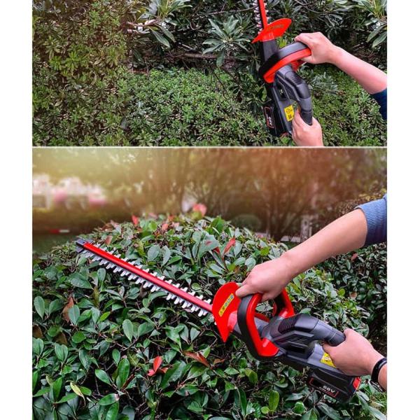 Триммер изгороди силы иона лития электрический с лезвиями доказательства ржавчины стали марганца