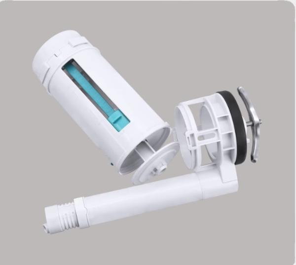 Toilet Cistern Dual Flush Valve With Top Button Modern Design Made Of POM Materials