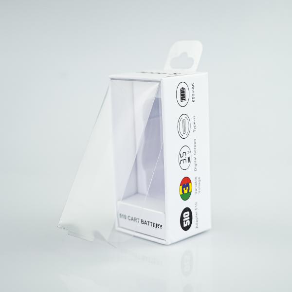 Transparent PVC Film Window Electric Car Phone Charger Box with Lightweight Design and Golden/Silver Stamping Surface Finish