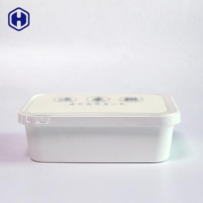 Recipientes de alimento plásticos do quadrado quente do alimento personalizados na rotulagem do molde