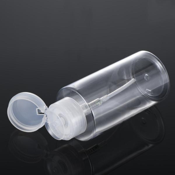 200ml 300ml PET Nail Polish Makeup Remover Toner Pump Dispenser Bottle