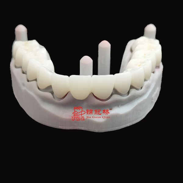 High Precision CNC Milled Zirconia Crown and Bridge With Esthetic Design Fast Delivery