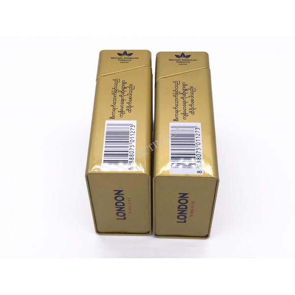 O logotipo feito sob encomenda da lata de lata do cigarro de Londres Preminum imprimiu para o OEM/ODM de 10 blocos