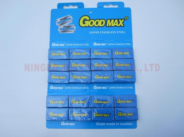 Medical Stainless Steel Shaving Blades , Iso Approved Double Sided Shaving Blades