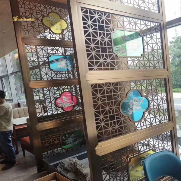 Hotel Restaurant Engineering Stainless Steel Partition