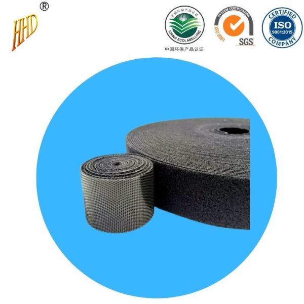 Flame Retardant Double-Sided Hook and Loop Tape Roll | Back-to-Back Fastening Tape | One Side Hook One Side Loop Industrial Tape